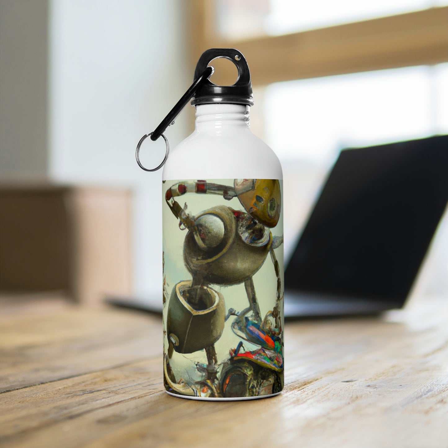 Robot Rejuvenates the Wilds - The Alien Stainless Steel Water Bottle