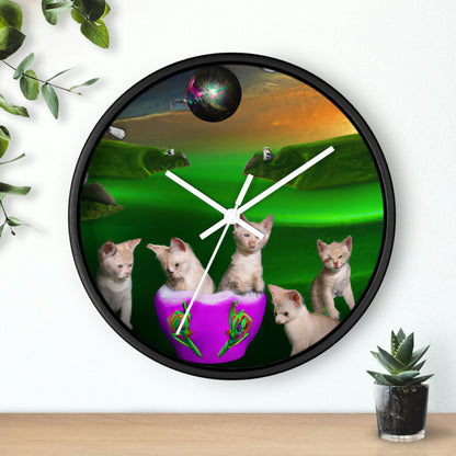 "El reino felino" - El reloj de pared alienígena