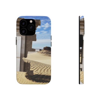 "Lost in the Sands: Discovering the Ancient Temple" - The Alien Tough Phone Cases