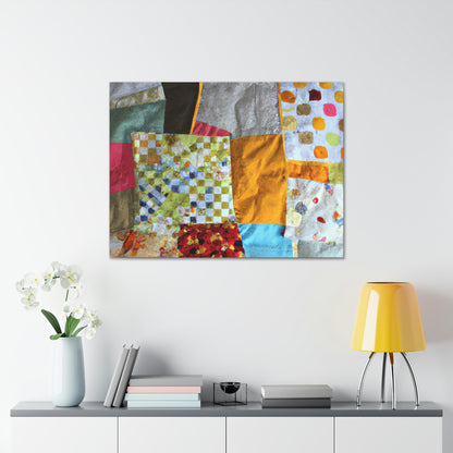 "Stitching Together a Scrap Quilt" - The Alien Canva