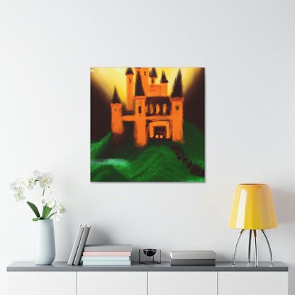 "Mysterious Castle Painting" - The Alien Canva