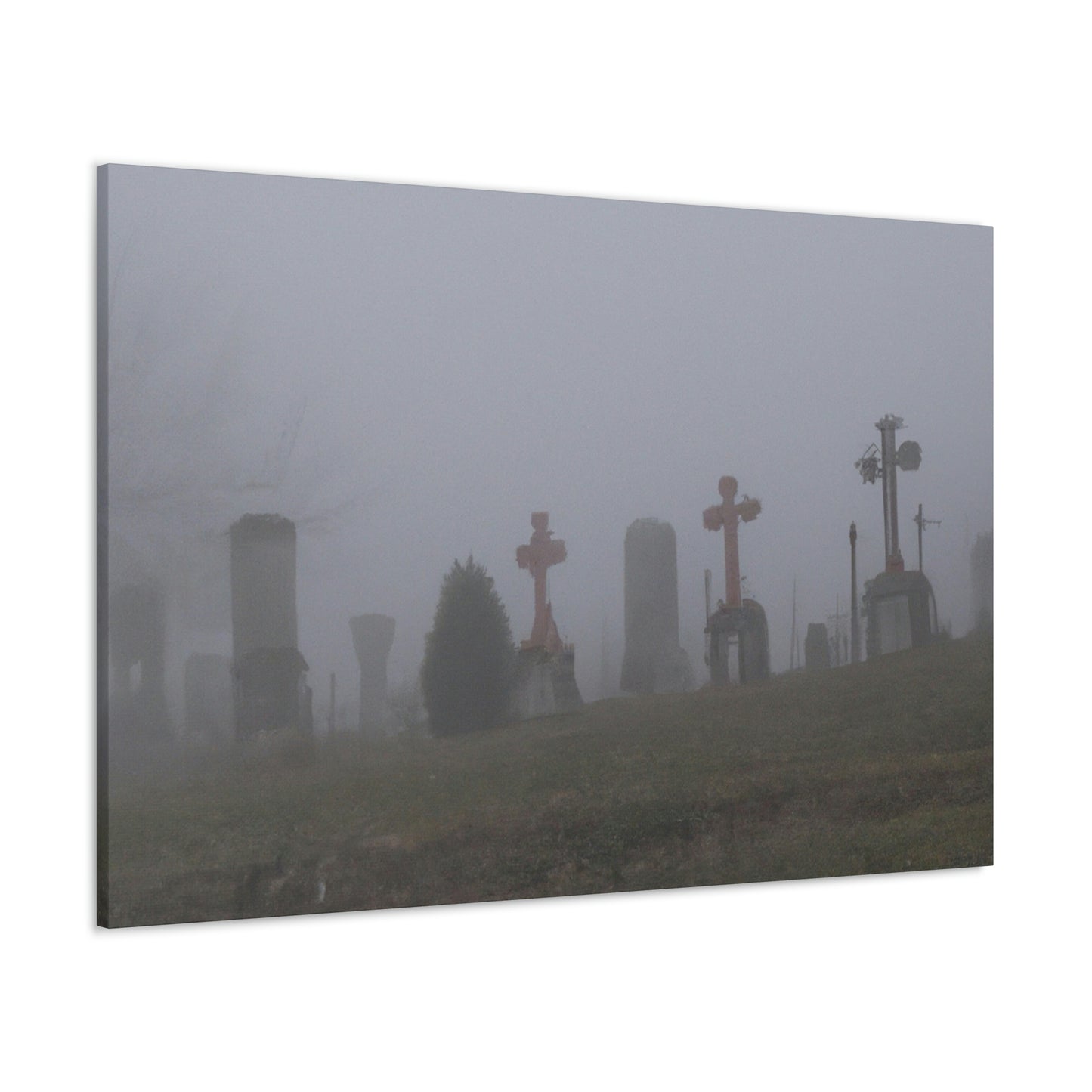 "The Foggy Graveyard" - The Alien Canva