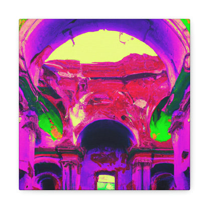 Mystical Madness: Crazy Colors in the Forgotten Cathedral - The Alien Canva