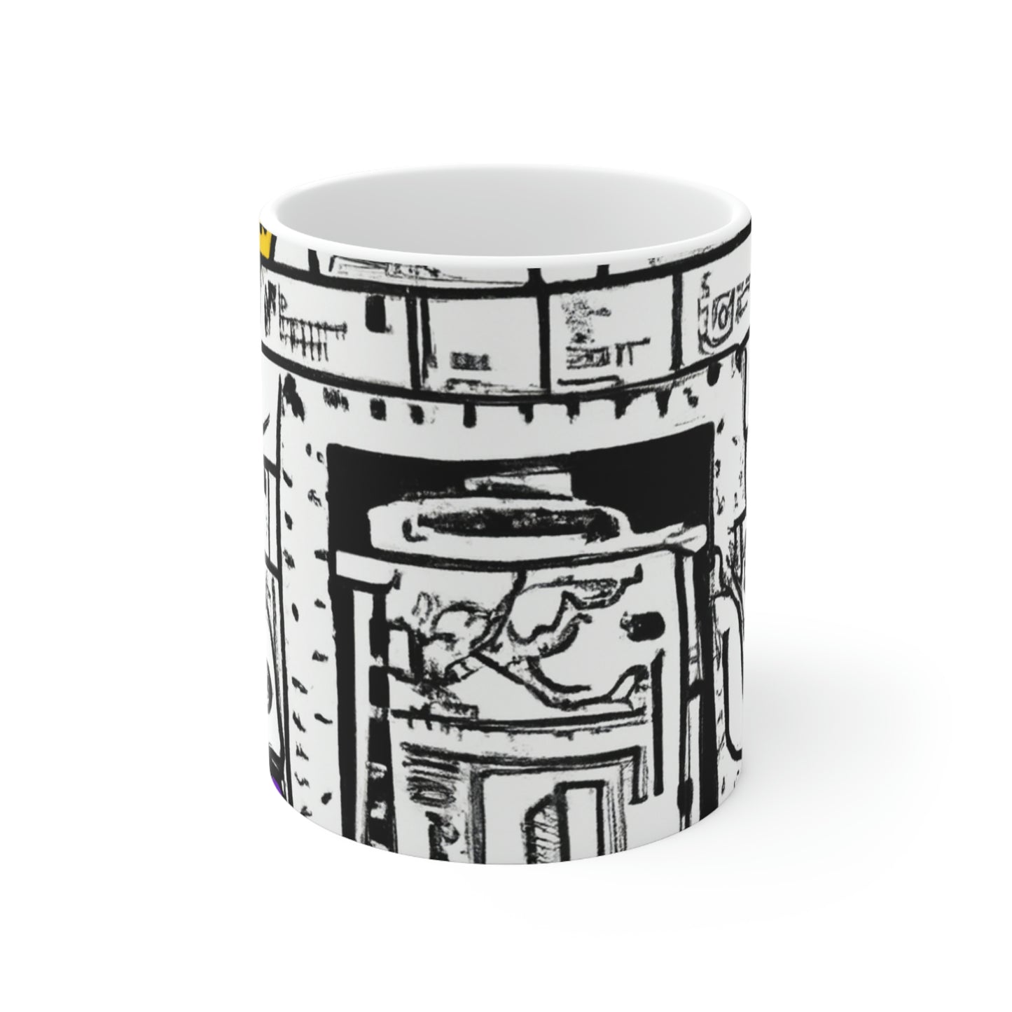 Mystic Mage Odyssey: A Time-Travel Tomb Raid - The Alien Ceramic Mug 11 oz