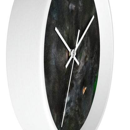 "Un parpadeo solitario en la oscuridad" - El reloj de pared alienígena