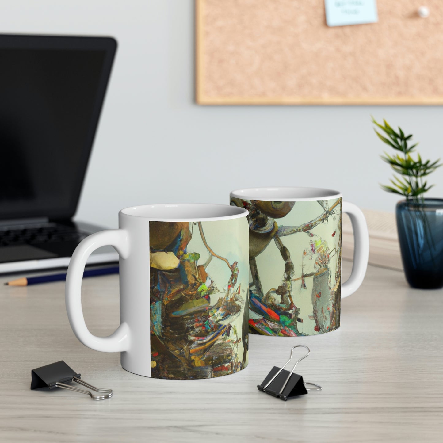 Robot Rejuvenates the Wilds - The Alien Taza de cerámica 11 oz