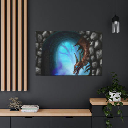 "The Dragon and the Forbidden Portal" - The Alien Canva