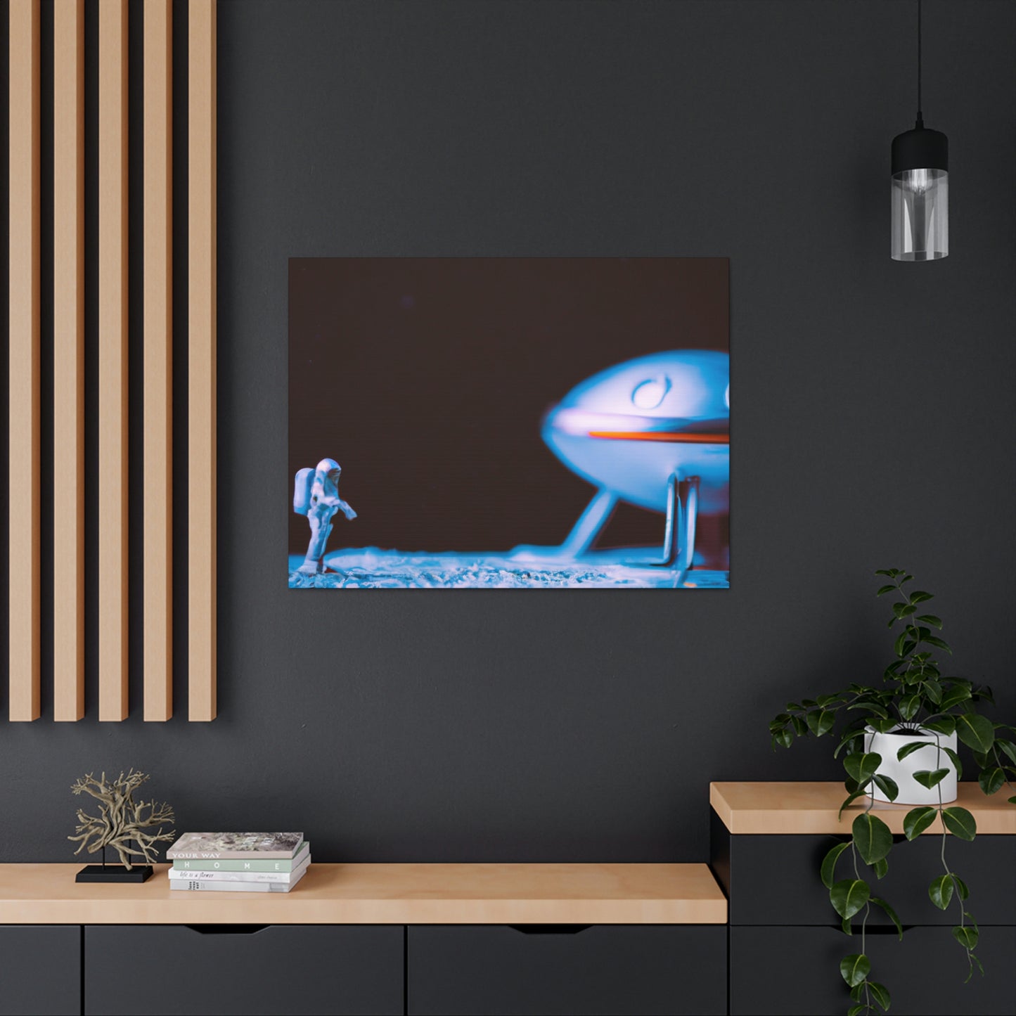 "Strayed in Space" - Die Alien-Canva