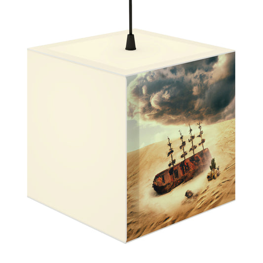 "Lost at Sea: Stranded On A Stormy Desert Island" - The Alien Light Cube Lamp