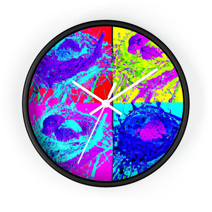 "A Rainbow of Feathered Friends" - The Alien Wall Clock