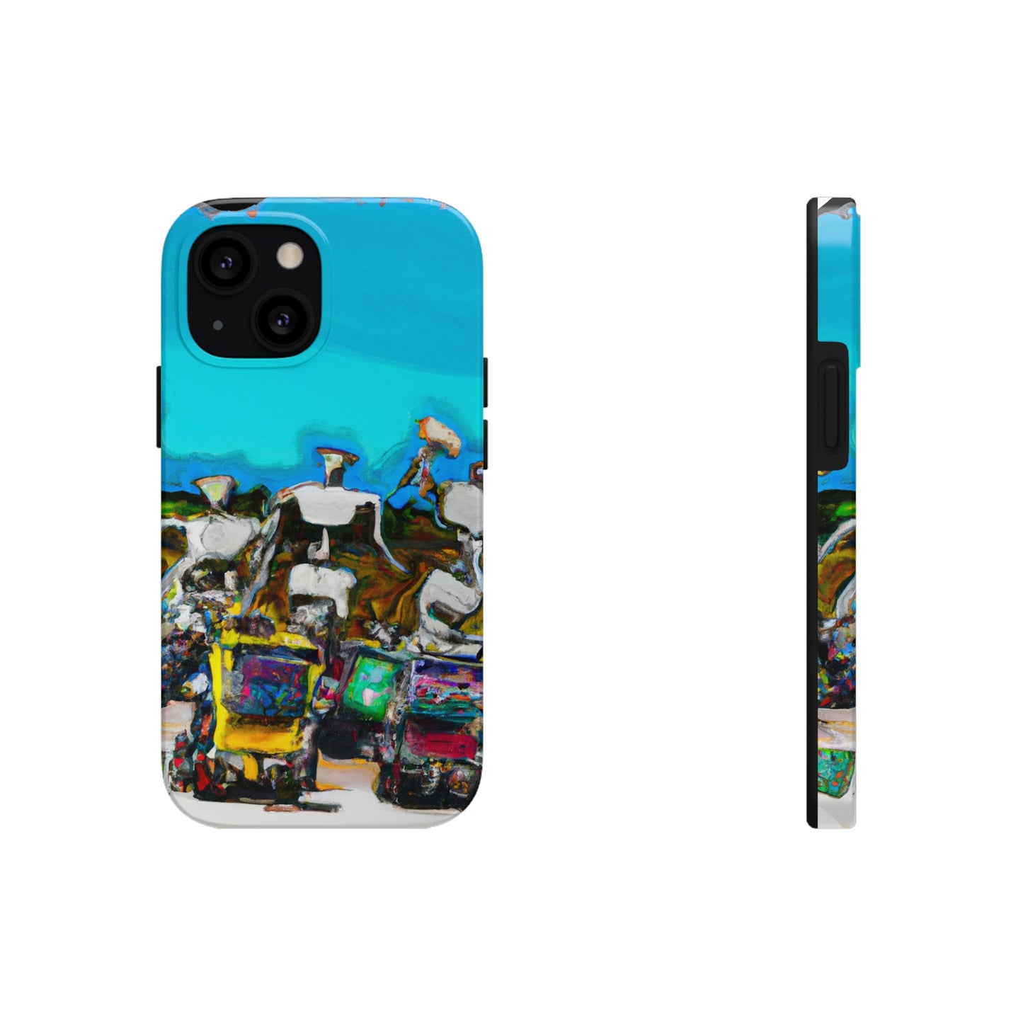 Robot Rolling Rhythms - The Alien Tough Phone Cases