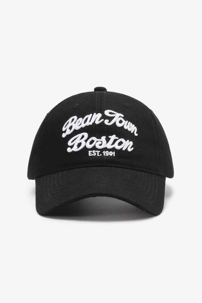 Gorra de béisbol ajustable con gráfico bordado