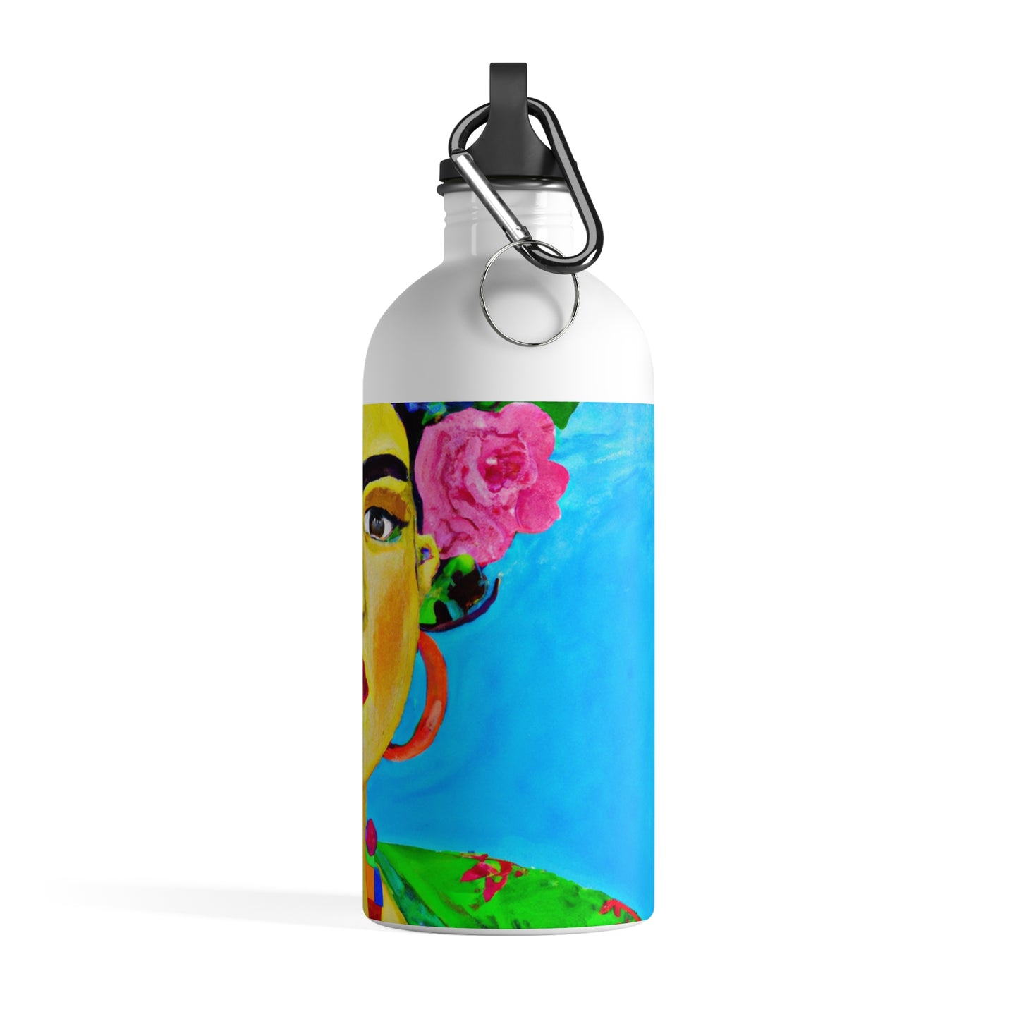 "Fierce and Free: A Frida Kahlo-Inspired Tribute to Mexican Women" - The Alien Stainless Steel Water Bottle