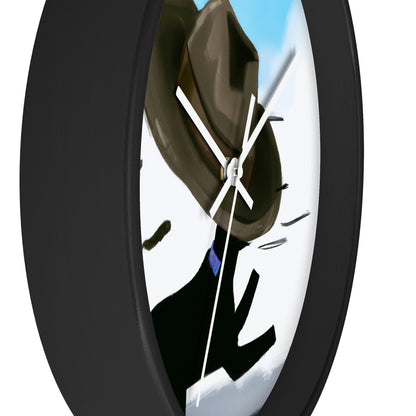 "The Hat Hunter" - The Alien Wall Clock