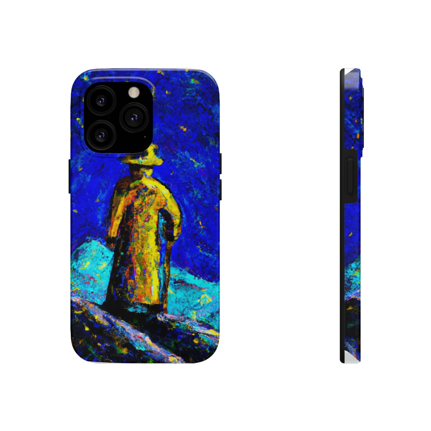 "Lone Mage on the Frozen Summit" - The Alien Tough Phone Cases