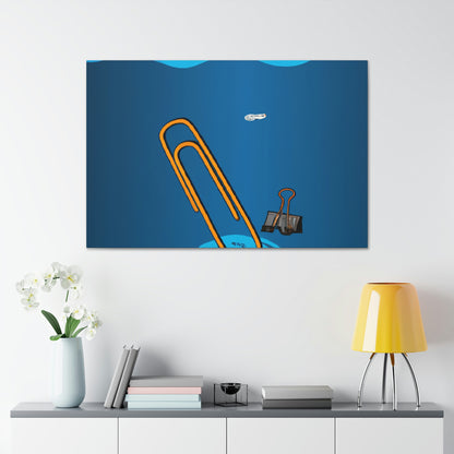 "A Paperclip Against the Tide: Escaping a Sinking Submarine" - The Alien Canva