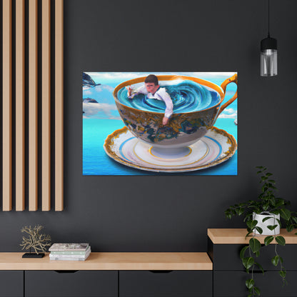 "Adrift in a China Cup: The Story of a Lost Child's Oceanic Adventure" - The Alien Canva