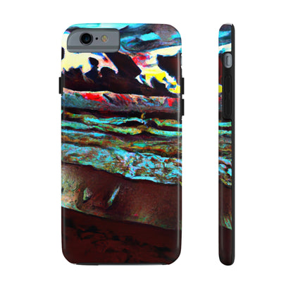 "Dusk at Sea: A Tempestuous Gathering" - The Alien Tough Phone Cases