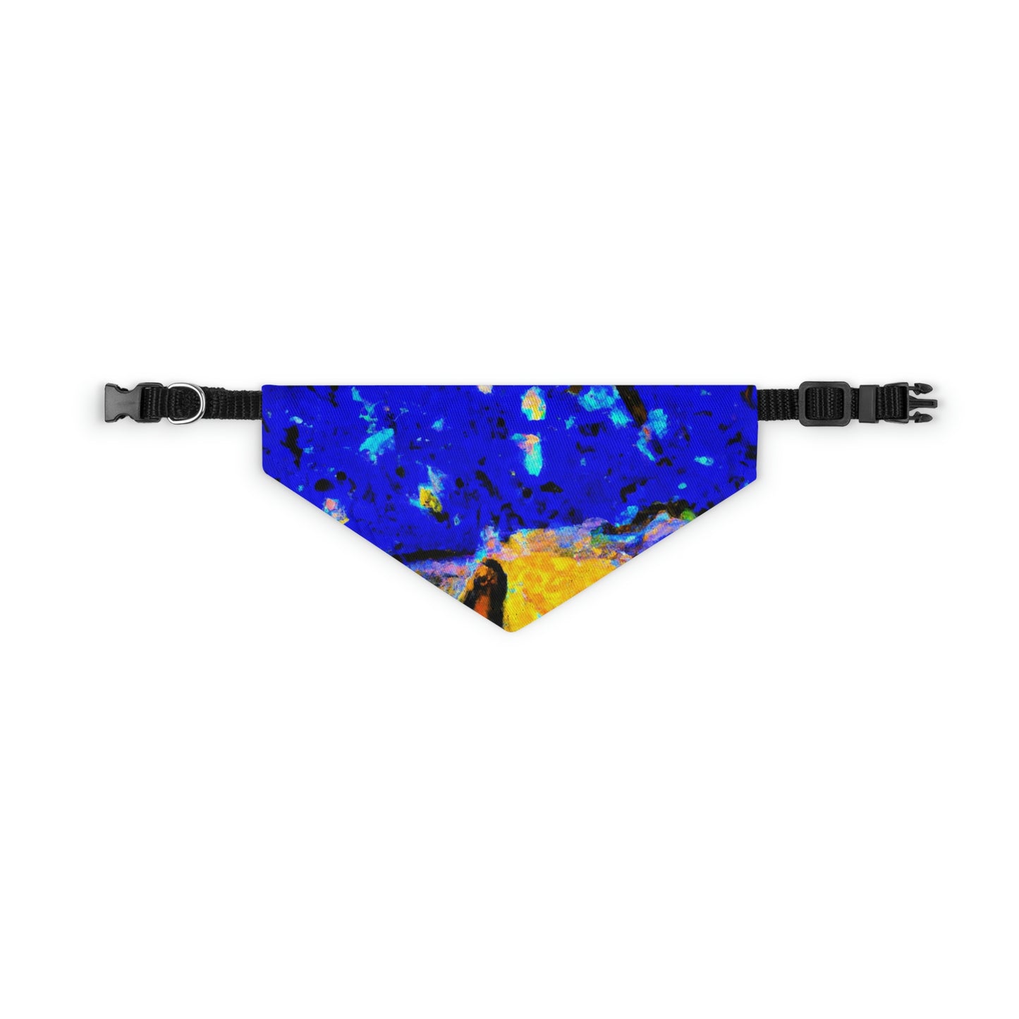 "Enchanted Sands of the Night Sky" - The Alien Pet Bandana Collar