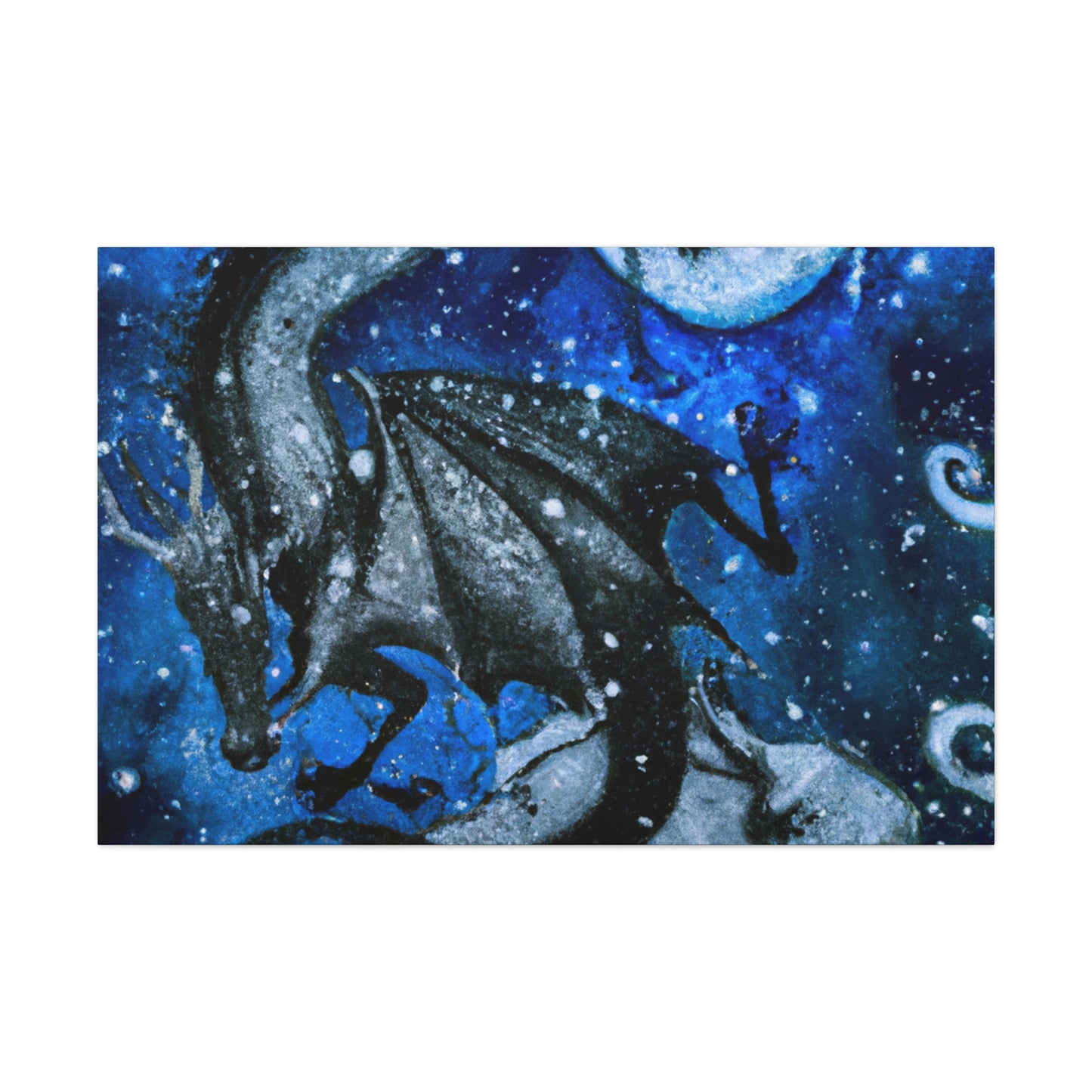 "Frosted Moonlight Dragon" - The Alien Canva