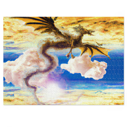 "A Heavenly Blaze with a Mystic Dragon" - The Alien Jigsaw Puzzle