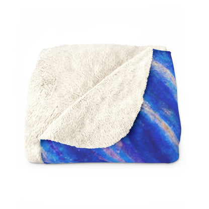 "A Starlit Solace" - The Alien Sherpa Fleece Blanket