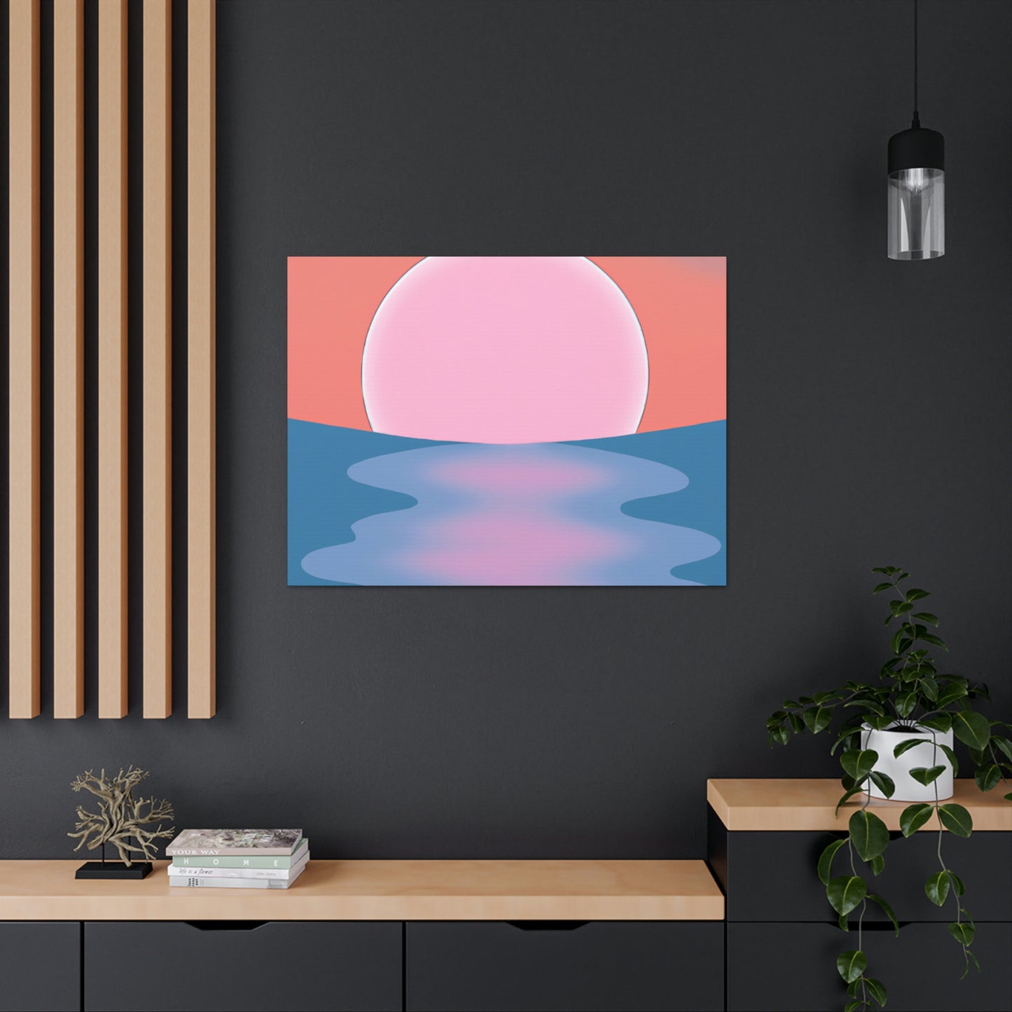 "Serenity at Sunset" - The Alien Canva