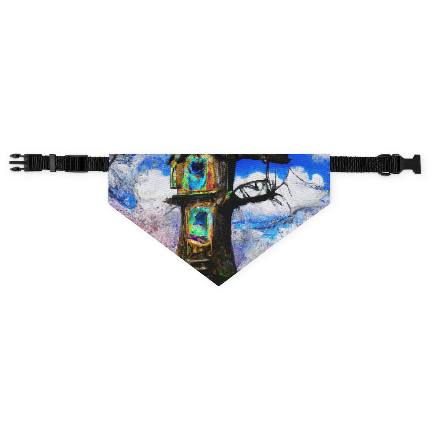 "Forgotten Secrets of the Springtime Forest" - The Alien Pet Bandana Collar