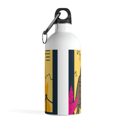 "Escape from the Museum Monster" - The Alien Stainless Steel Water Bottle