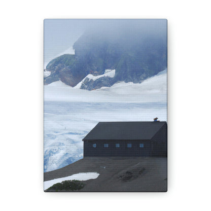 "Frozen Fears: A Haunted Glacier House" - The Alien Canva