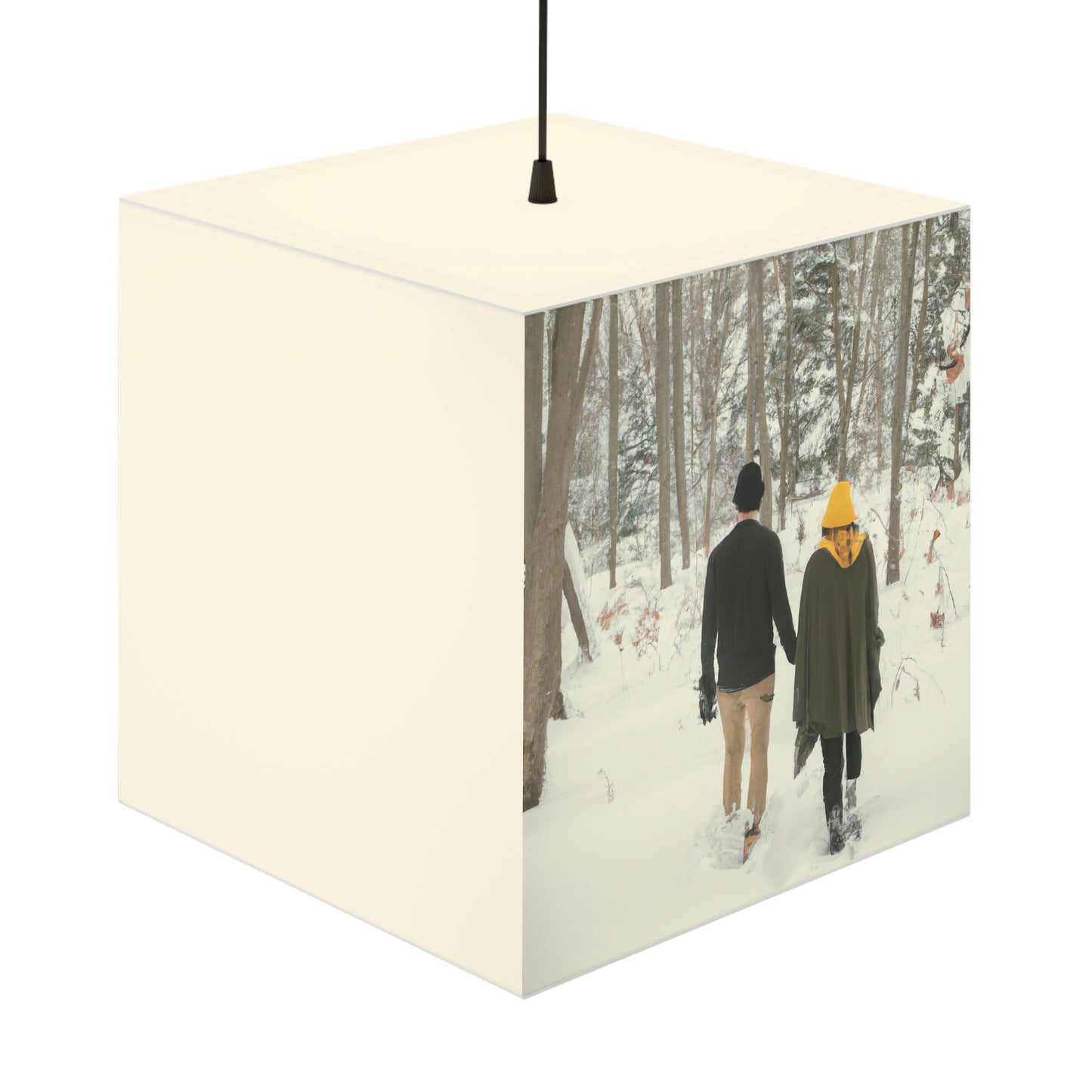 "Fairytale in the Snow" - The Alien Light Cube Lamp