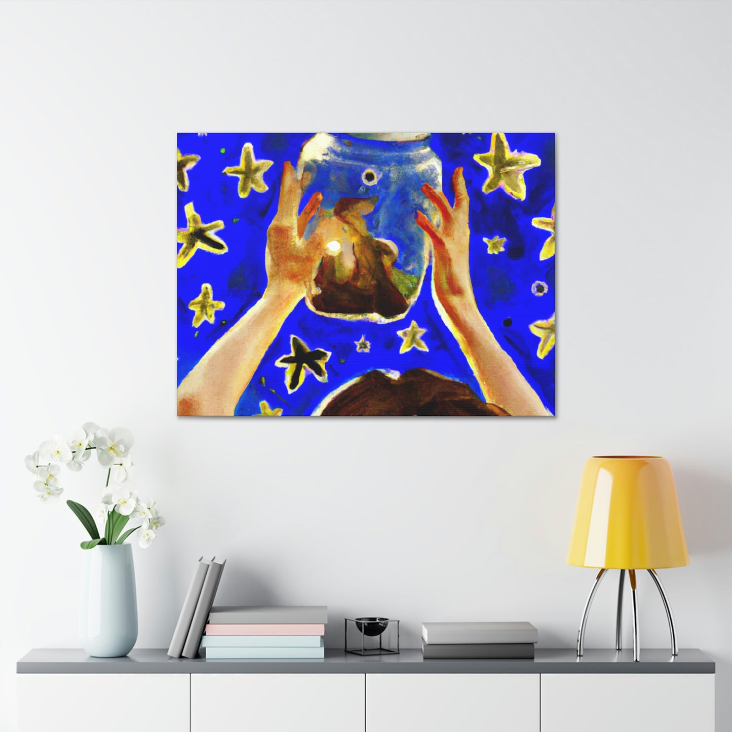 "Un frasco lleno de polvo de estrellas" - The Alien Canva