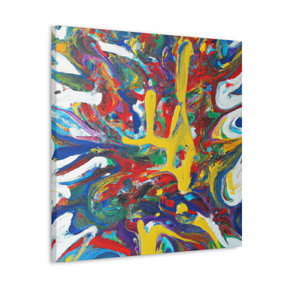 Synesthetic Symphony: An Abstract Painting - The Alien Canva.