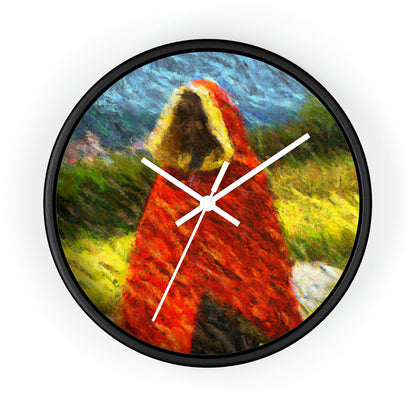 The Tattered Red Cloaked Stranger - The Alien Wall Clock