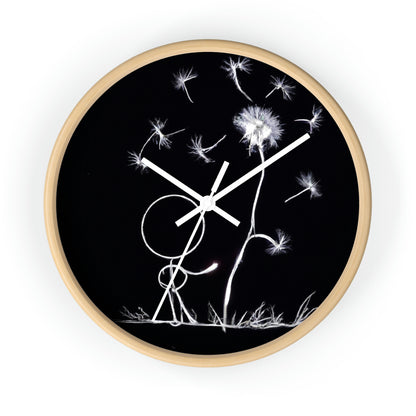 "A Dandelion Flicker in the Midnight Breeze" - The Alien Wall Clock