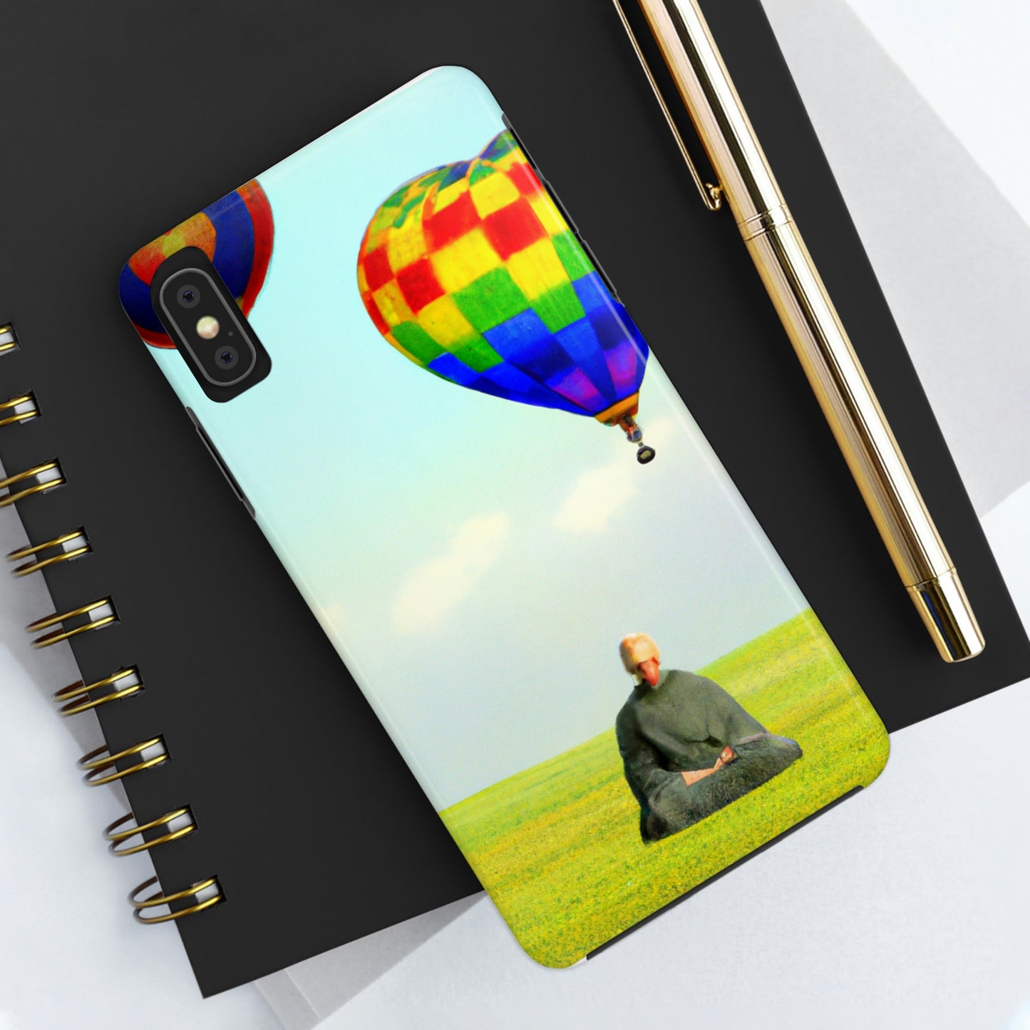 "Finding Stillness in the Sky" - The Alien Tough Phone Cases