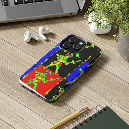 "Tanz mit Feuer und Stahl." - Die Alien Tough Phone Cases