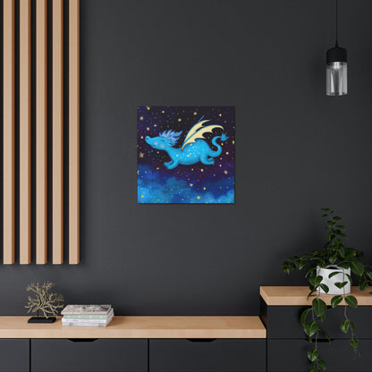 "Drifting Among the Stars: The Story of a Baby Dragon" - The Alien Canva