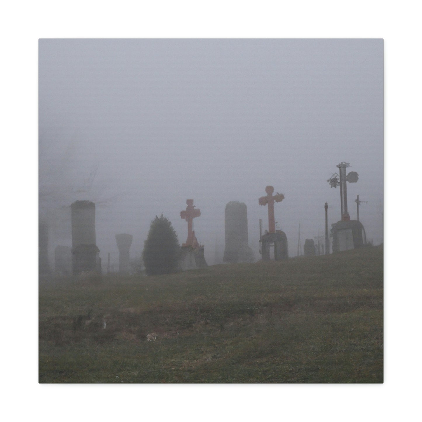 "The Foggy Graveyard" - The Alien Canva