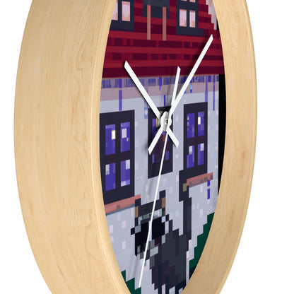 "Caper in the Mansion: A Raccoon's Adventure" - The Alien Wall Clock