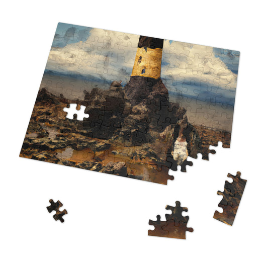 "Lonely Beacon on the Shore" - The Alien Jigsaw Puzzle