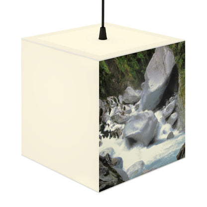 "Canyon Chaos: The Rockslide Race" - Die Alien Light Cube Lampe