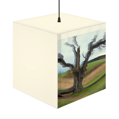 "A Shadow in the Meadow: The Last Standing Tree" - The Alien Light Cube Lamp