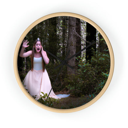 Lost Princess and the Dense Forest Tiara - The Alien Wall Clock