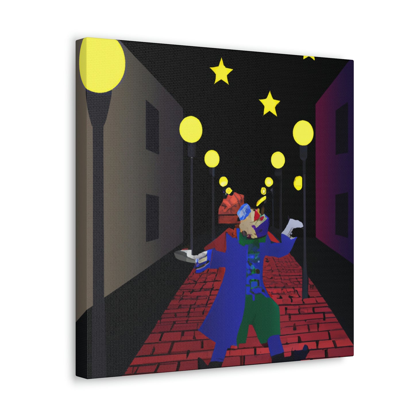 "Alley Star Jongleur" - Die Alien-Canva