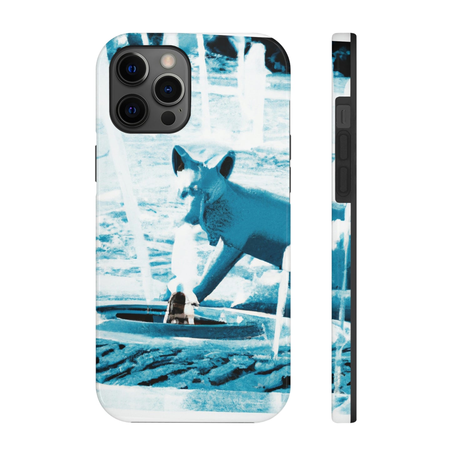 "Foxy Herumtollen im Brunnen" - Die Alien Tough Phone Cases