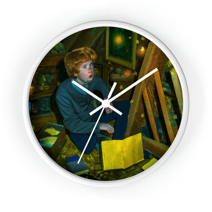 The Attic's Secrets: A Tale of Magic and Redemption - The Alien Wall Clock