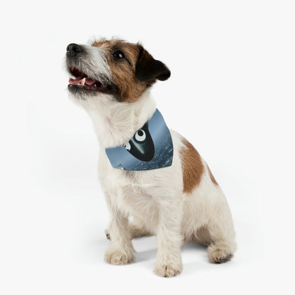 "A Distant Spark: An Alien's Search for Sanctuary in the City." - The Alien Pet Bandana Collar