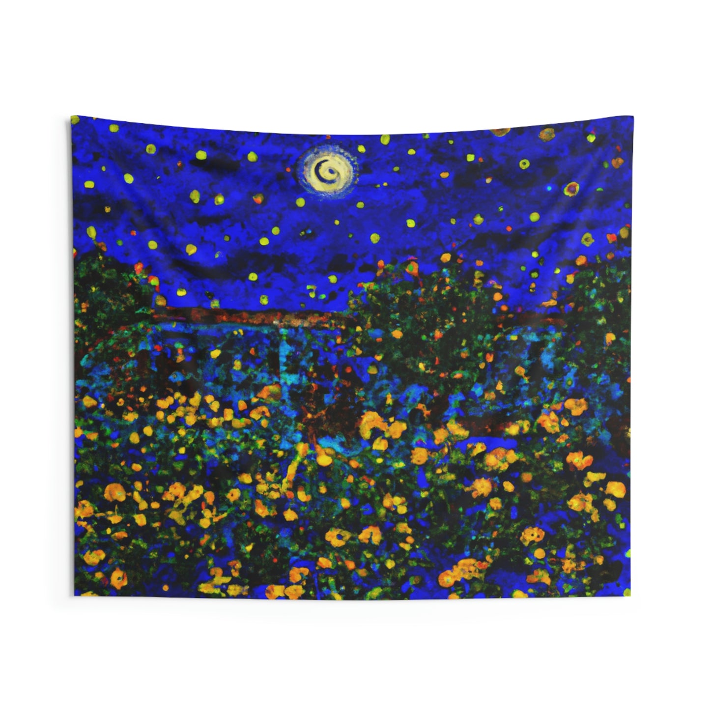 „Eine Mitternachtsfeier in Omas Garten“ – The Alien Wall Tapestries