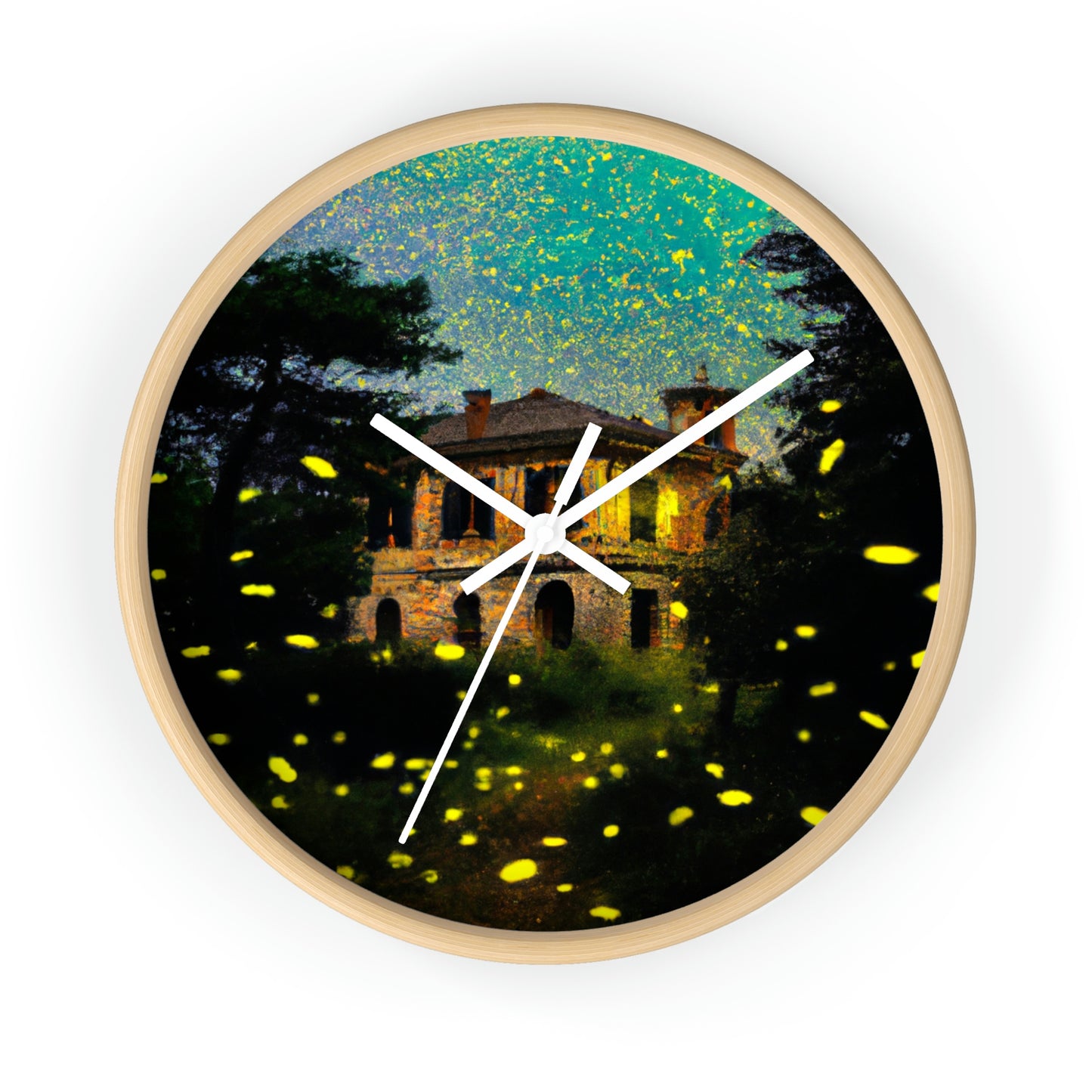 "A Shining Embrace of Fireflies" - The Alien Wall Clock